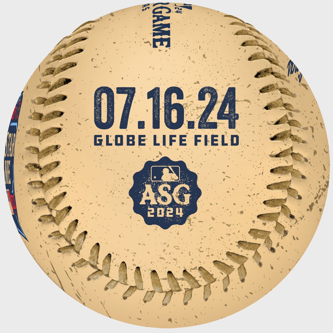 2024 MLB All-Star Game Gold Replica Baseball 1 Ball