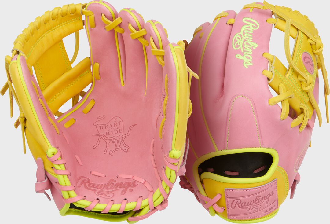 Heart of the Hide ContoUR Fit 11.5-Inch Pink Infield Glove Right Hand Throw