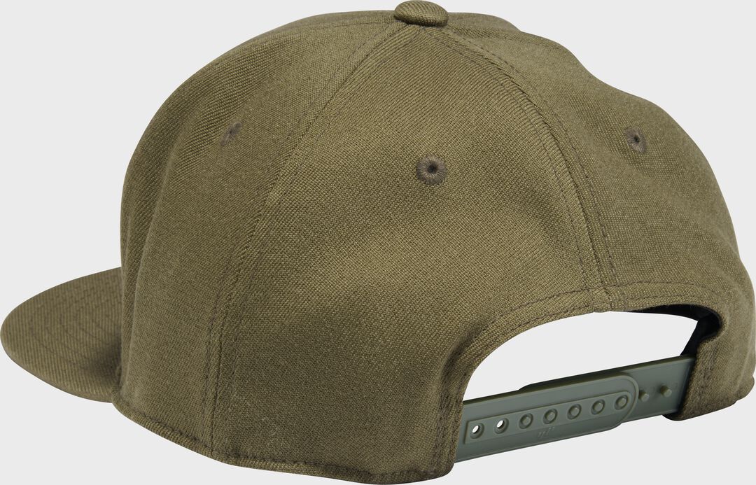 Rawlings Buck Green Vintage Flat Bill Snapback Hat - Image 4